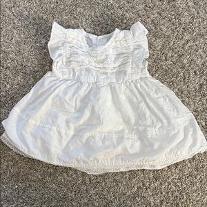 Charming White Lace Kids Dress 6/9 months